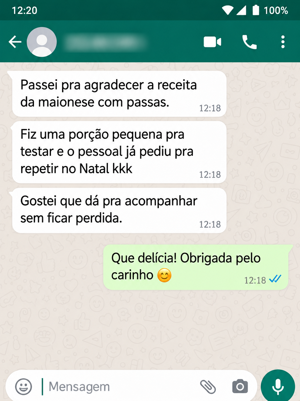 Maionese com passas
