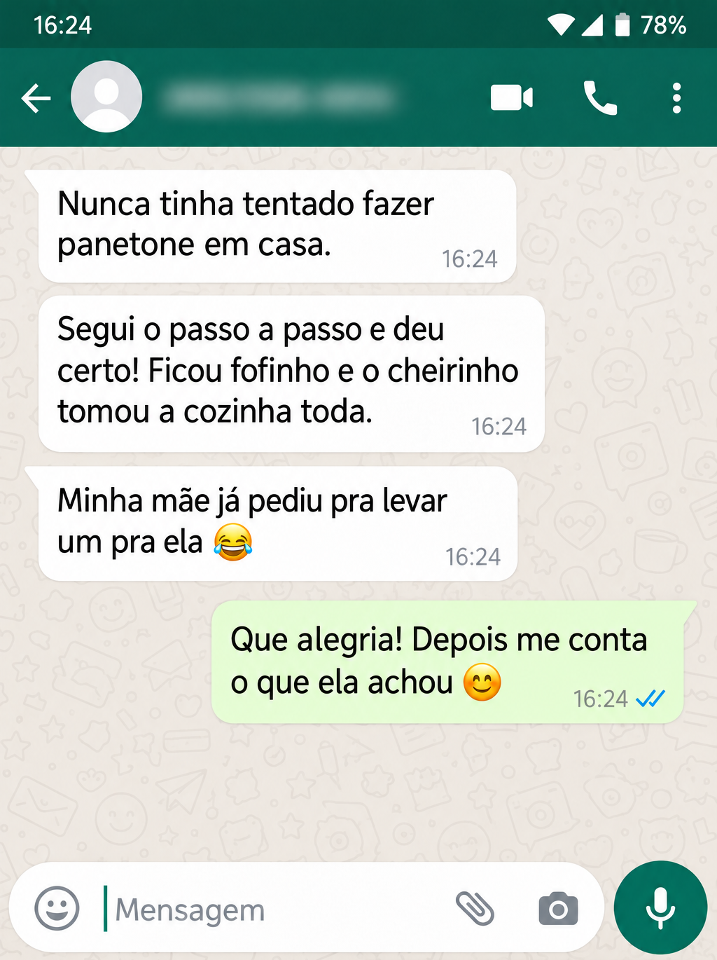 Panetone caseiro