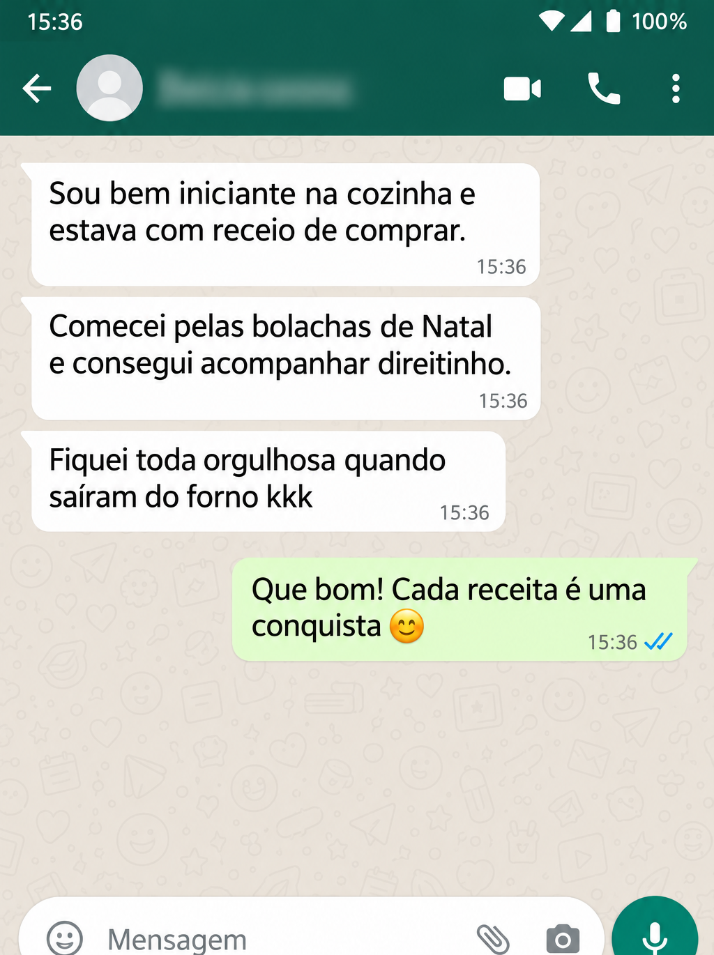 Primeiros passos na cozinha